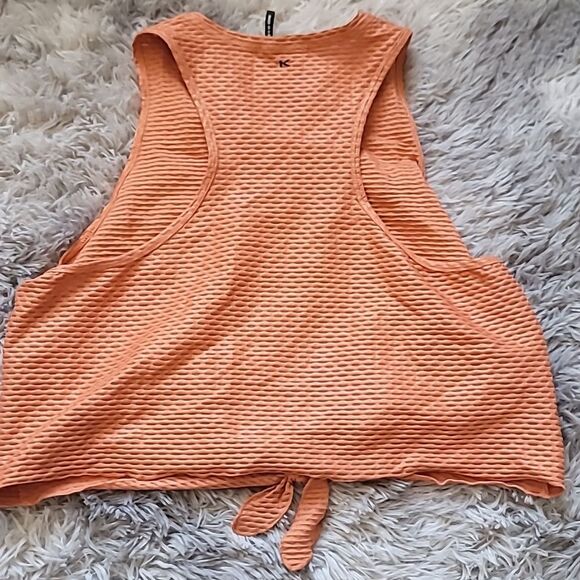 2/$20 Koral Maya Front Tie Crop Top - Picture 4 of 5